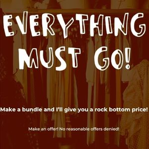 Shop my closet! Make a bundle!